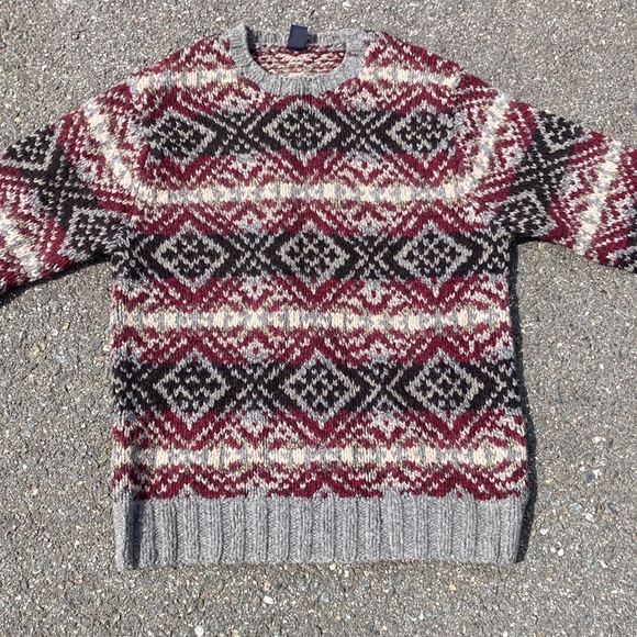 Mens Gap Marled Wool Sweater - Picture 6 of 13